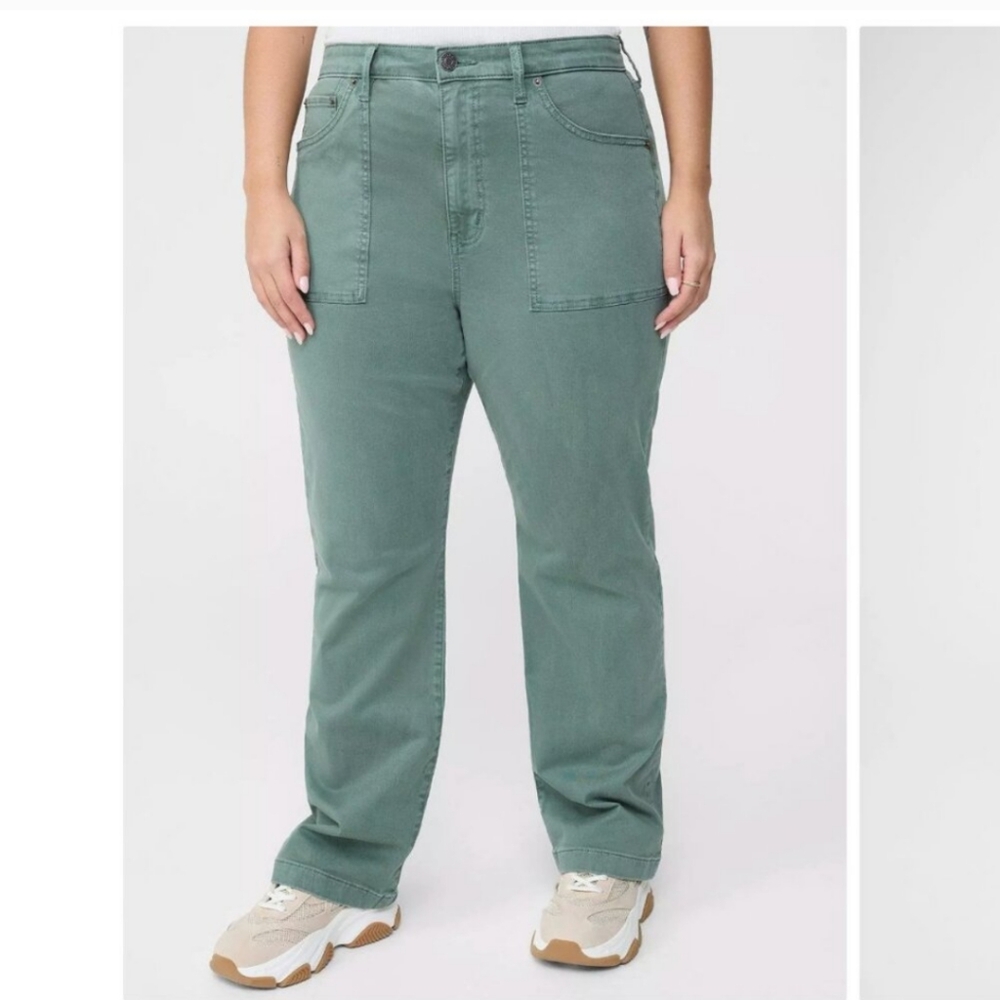 Torrid High-Rise Straight Utility Ankle Pant